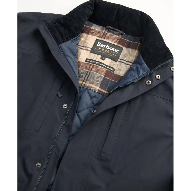 Barbour Cranston Mens Waterproof Jacket - Navy