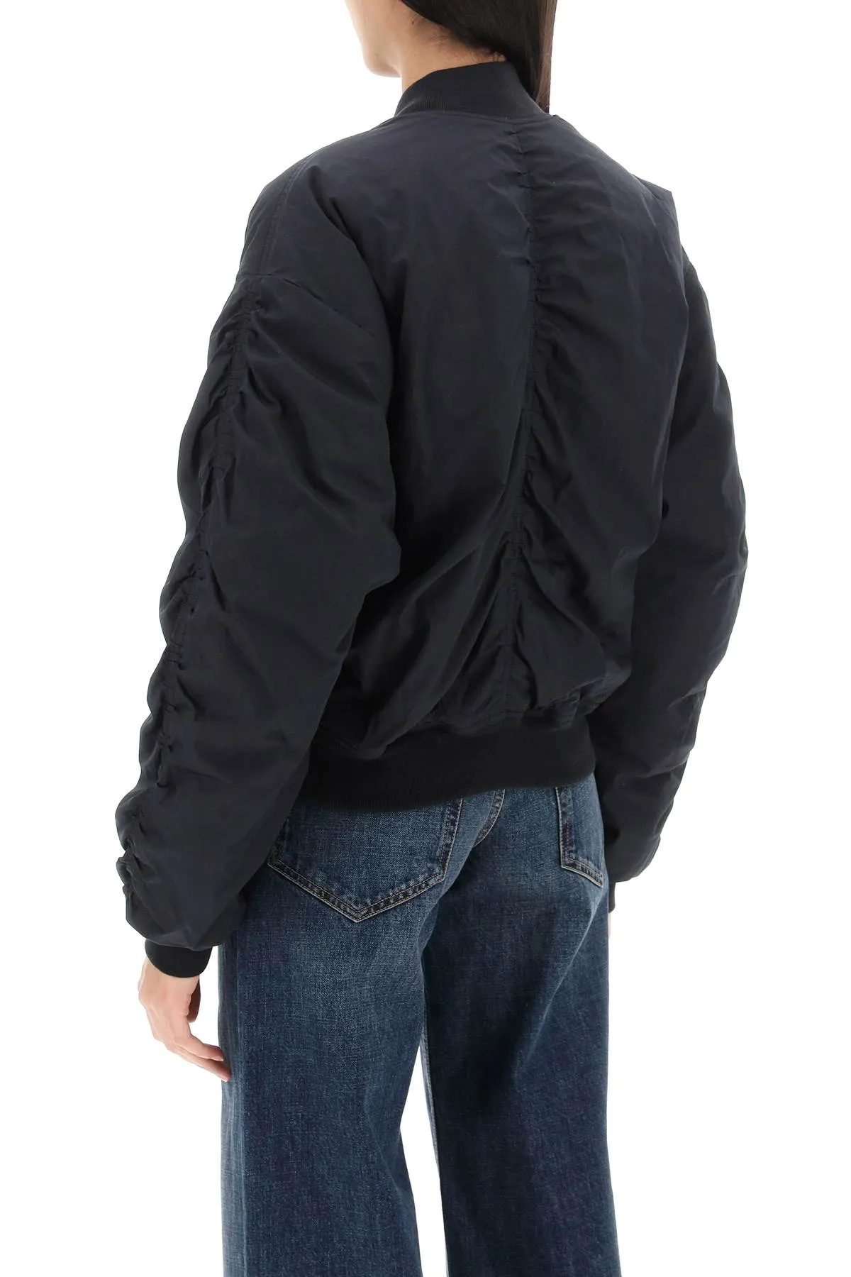 bessime oversized bomber jacket