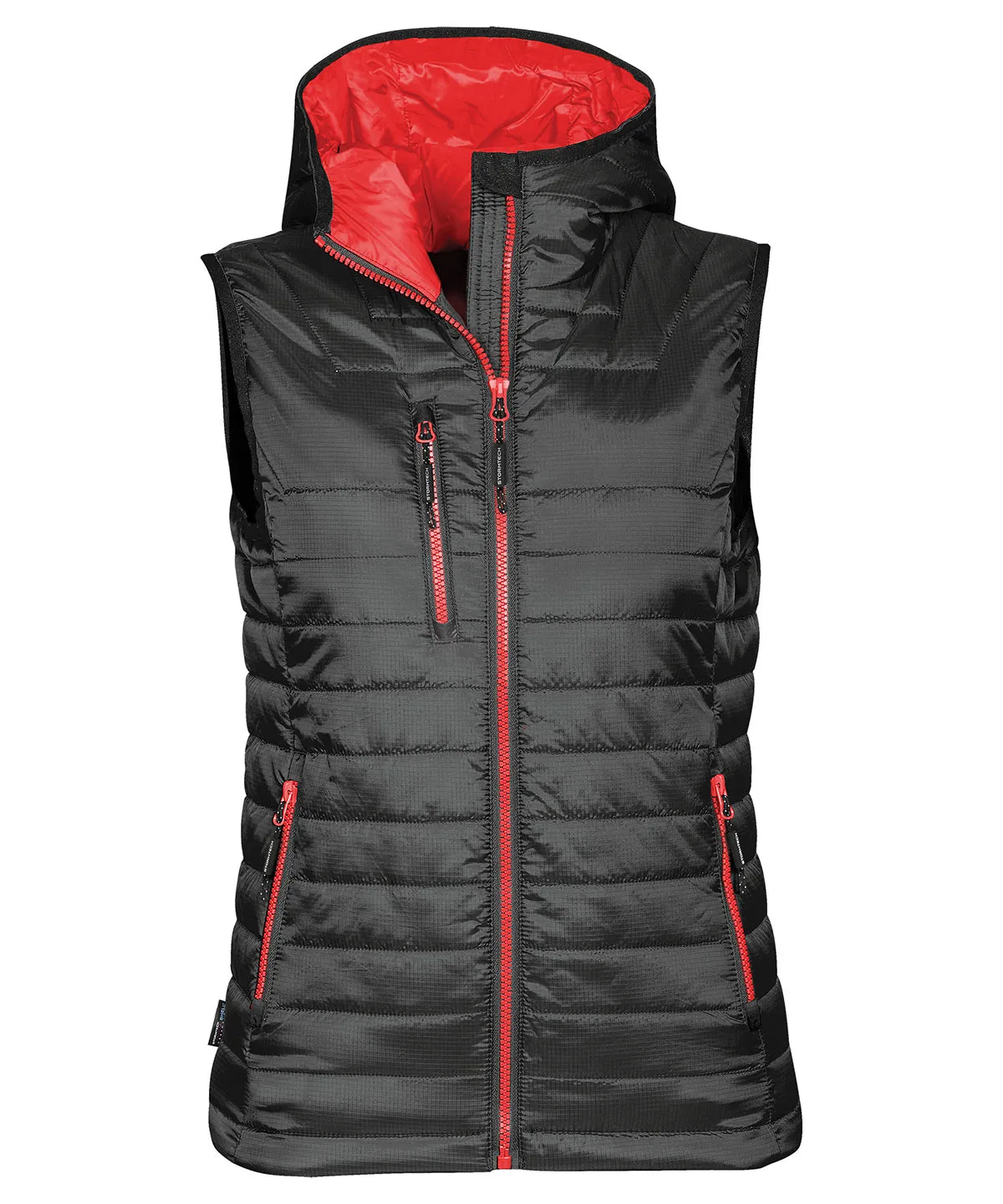 Black/True Red - Women's Gravity thermal vest