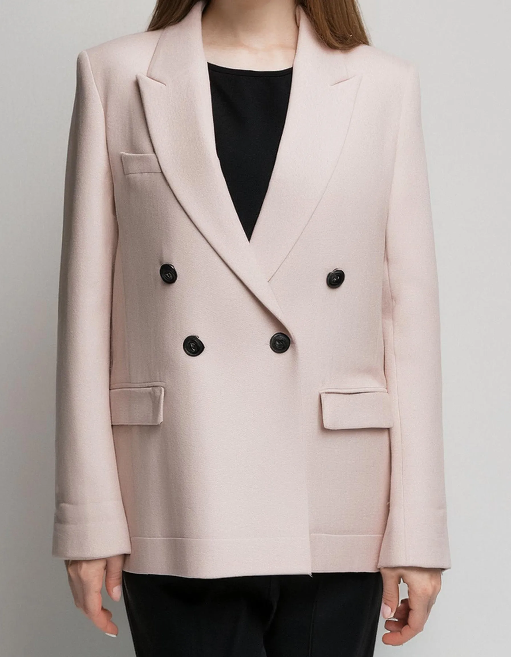 Blush Pink Oversized Blazer