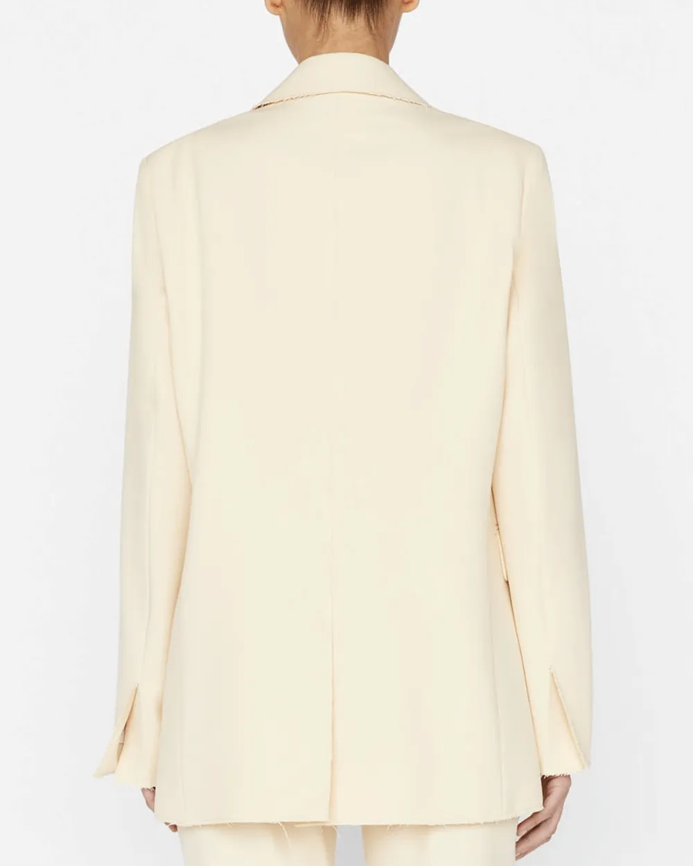 Butter Oversized Raw Hem Blazer