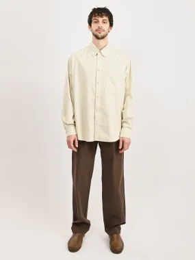 Creamy White Relaxed Workwear Shirt