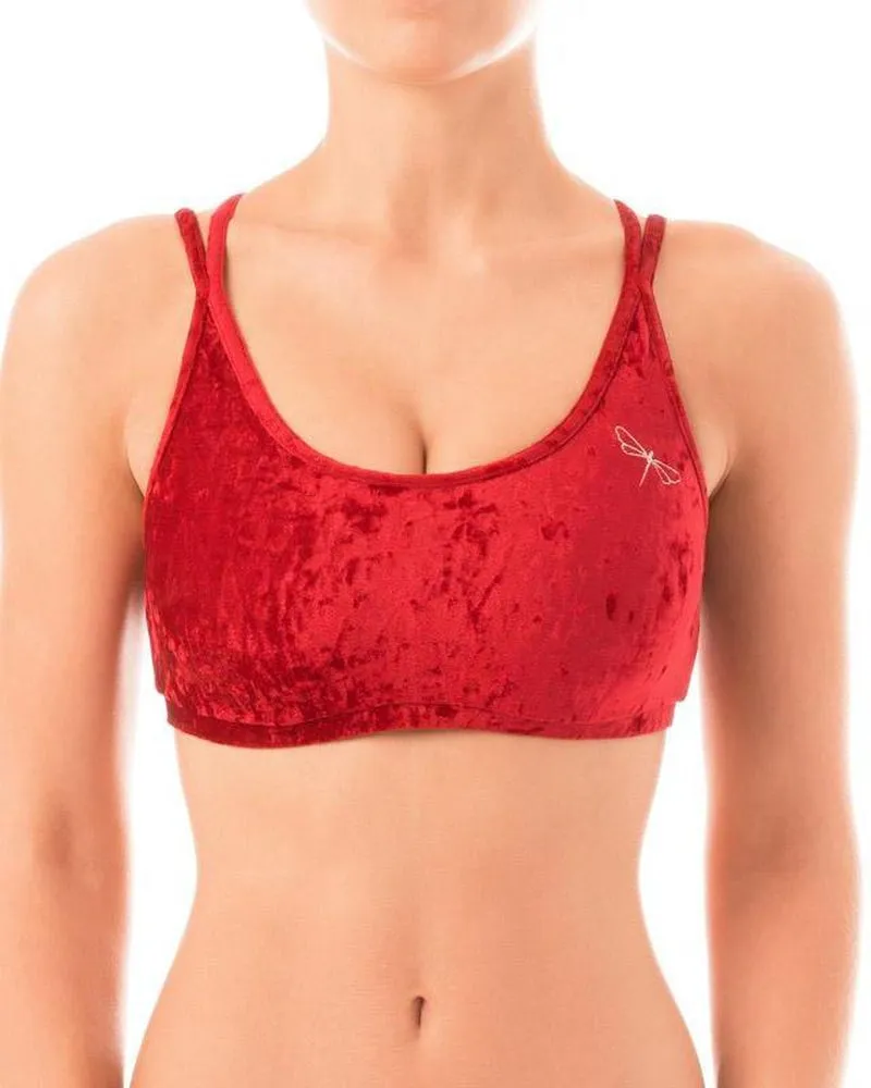 Dragonfly Nicole Top - Velvet Red