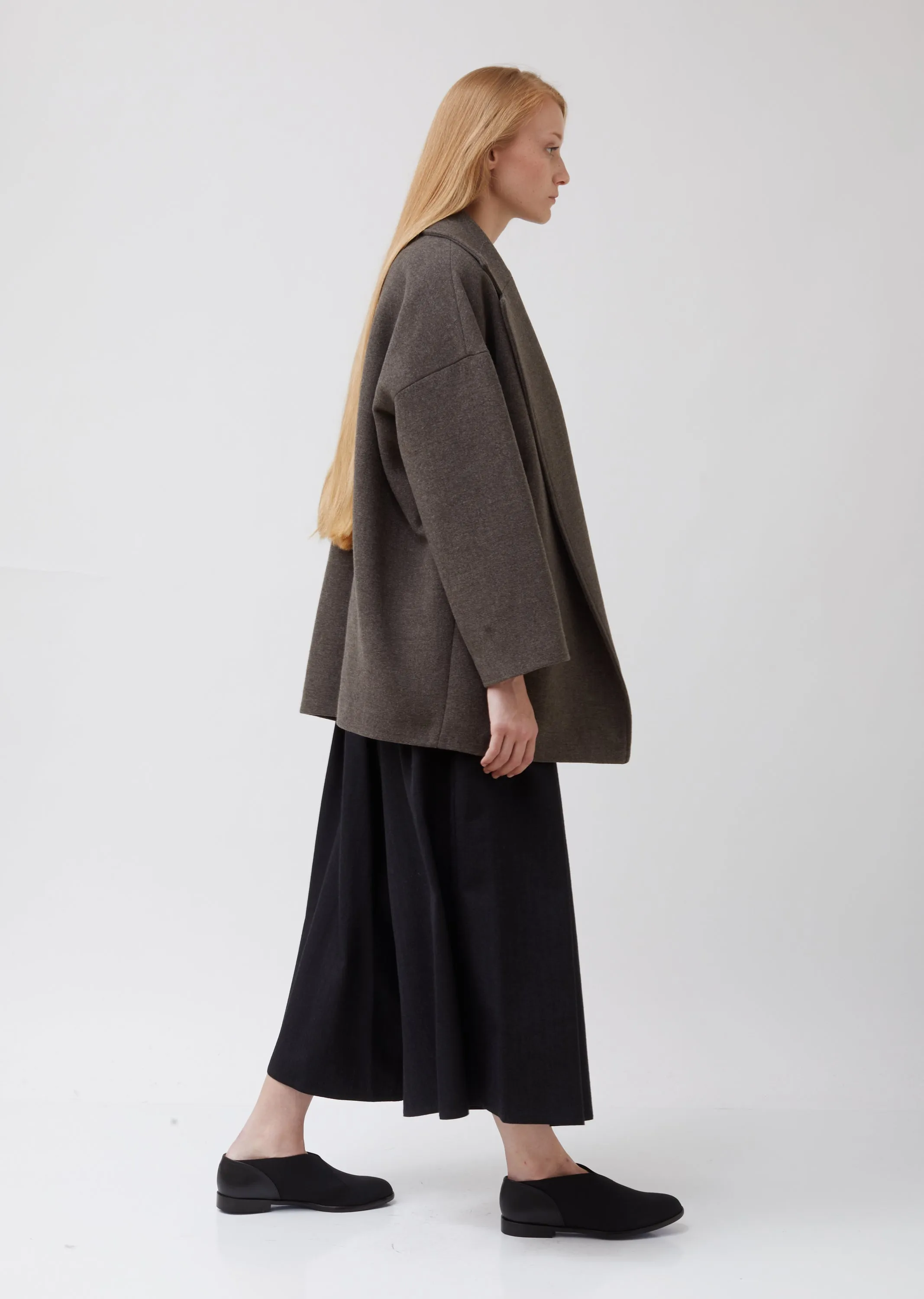 Felted Wool Oversized Jacket