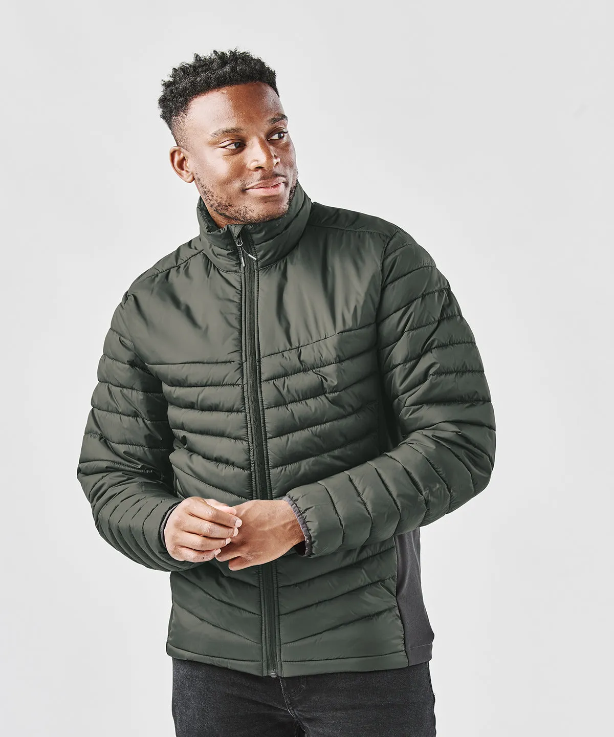 Granite/Black - Montserrat thermal jacket