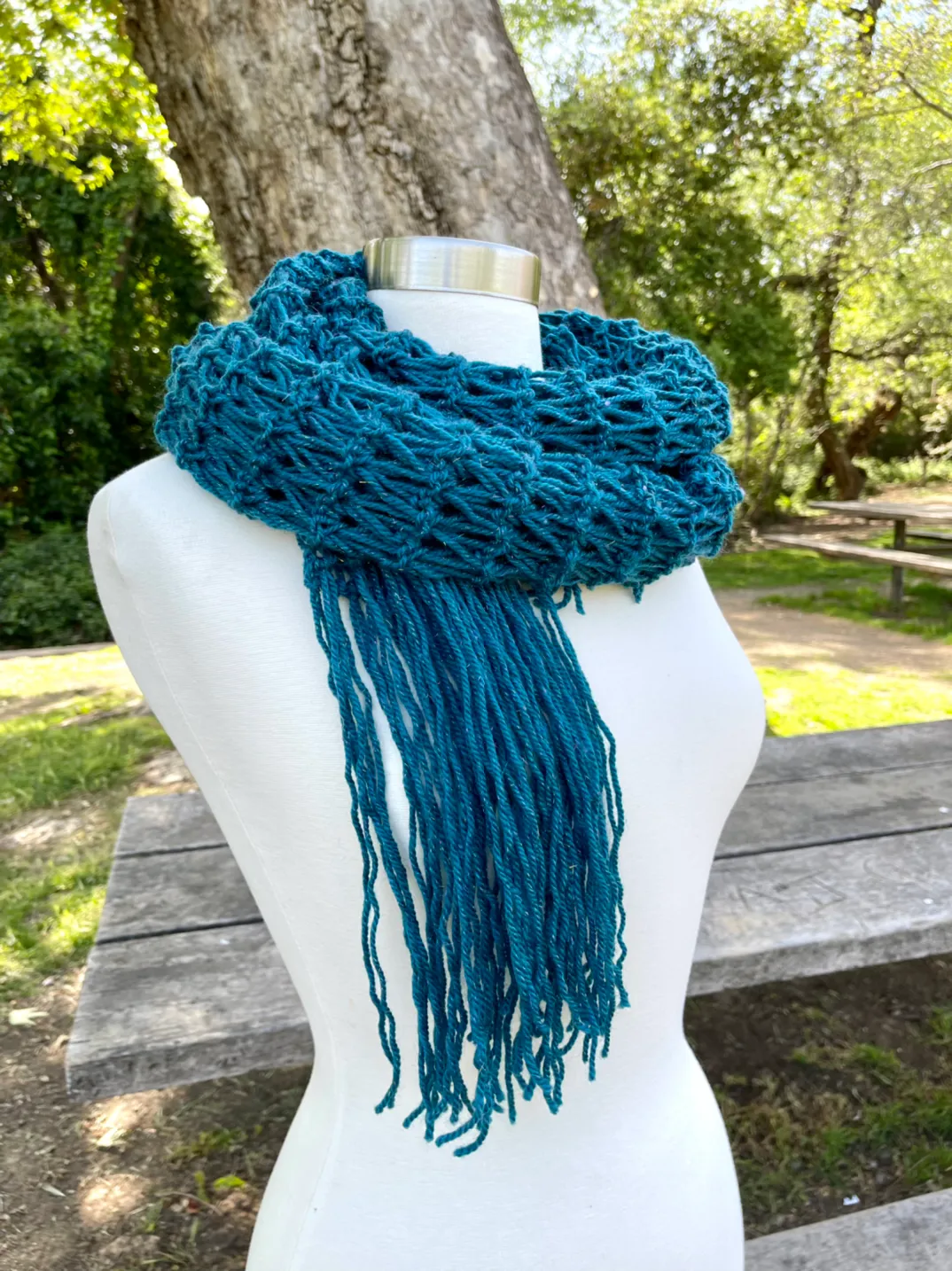 Handmade Knitted Scarf for Women