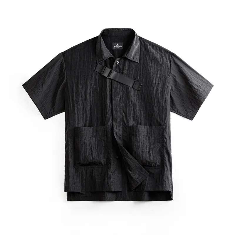 Lightweight Functional Snap Button Shirt