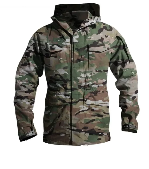 Men's Winter/Autumn Waterproof Tactical Hooded Jacket