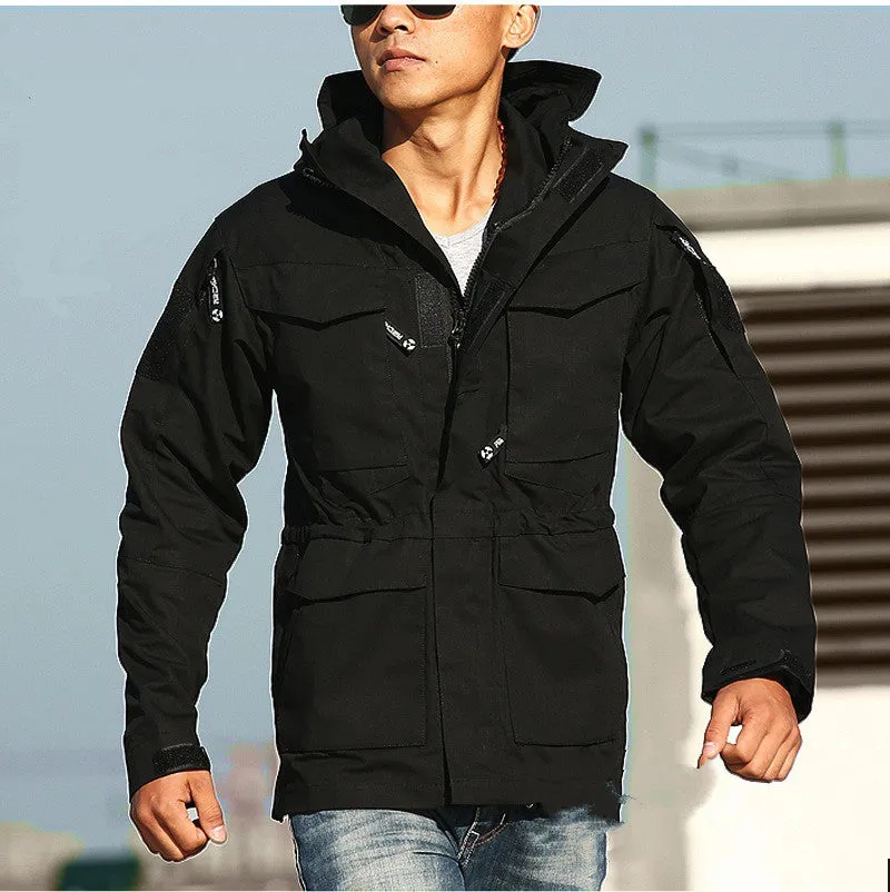 Men's Winter/Autumn Waterproof Tactical Hooded Jacket