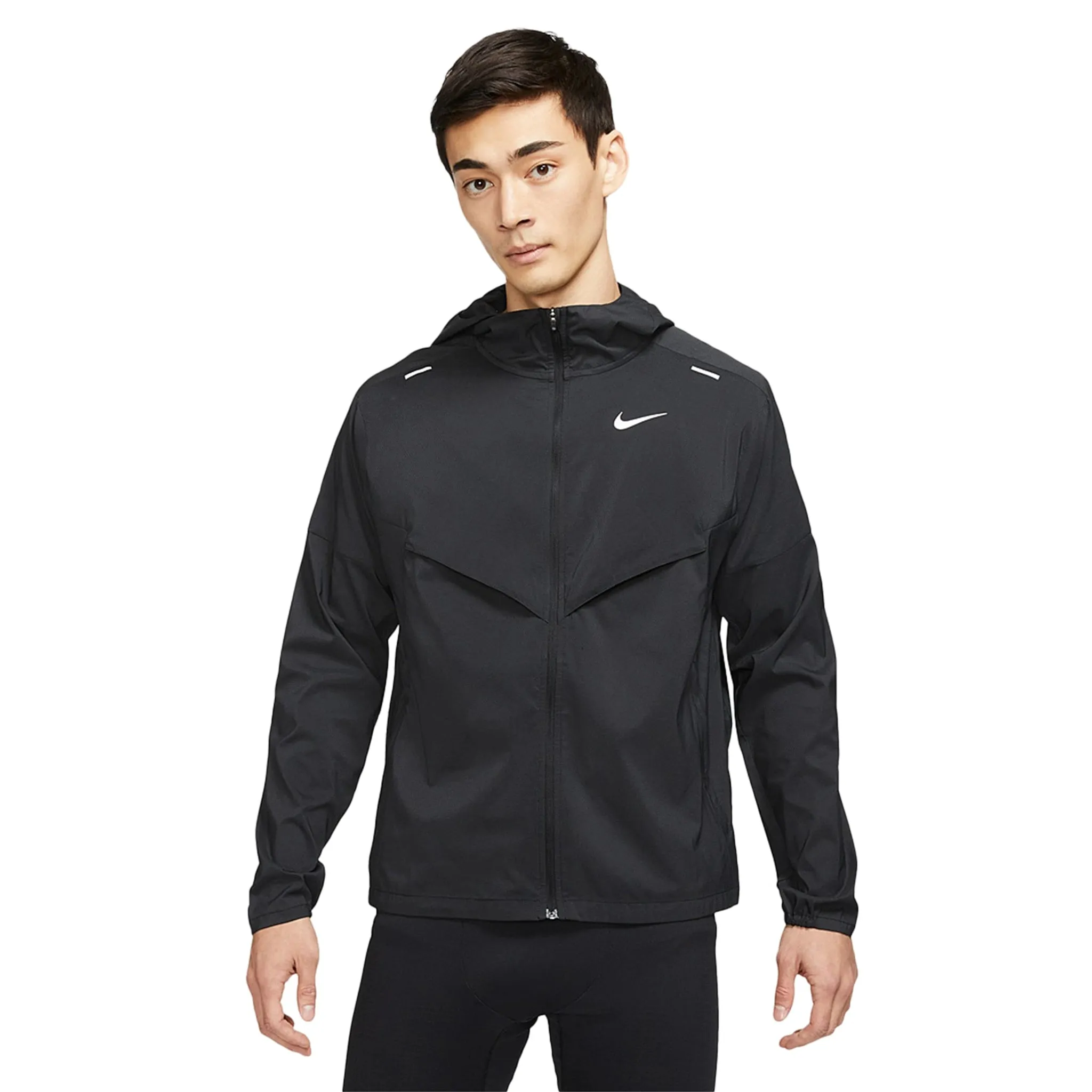 Nike Repel Packable Black Windbreaker