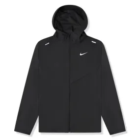 Nike Repel Packable Black Windbreaker