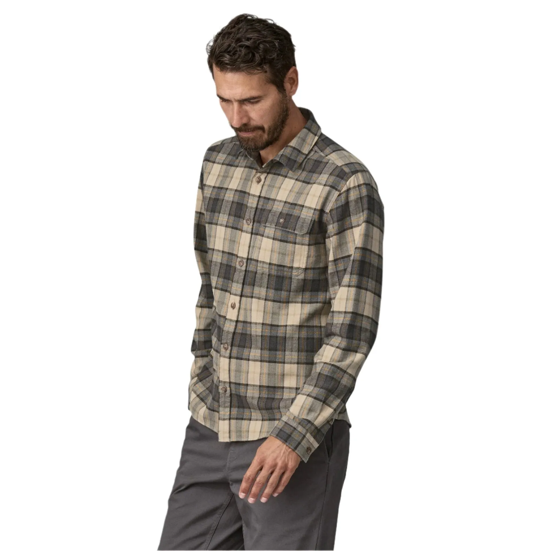 Patagonia M's Long Sleeve Lightweight Fjord Flannel Shirt