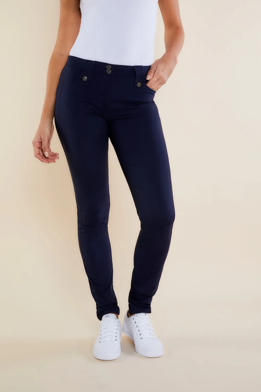 Skyler Travel Pant - Navy