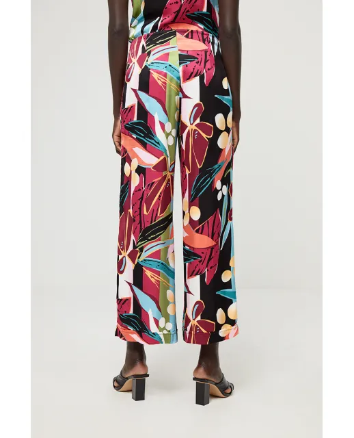 Surkana Satin Floral Trousers