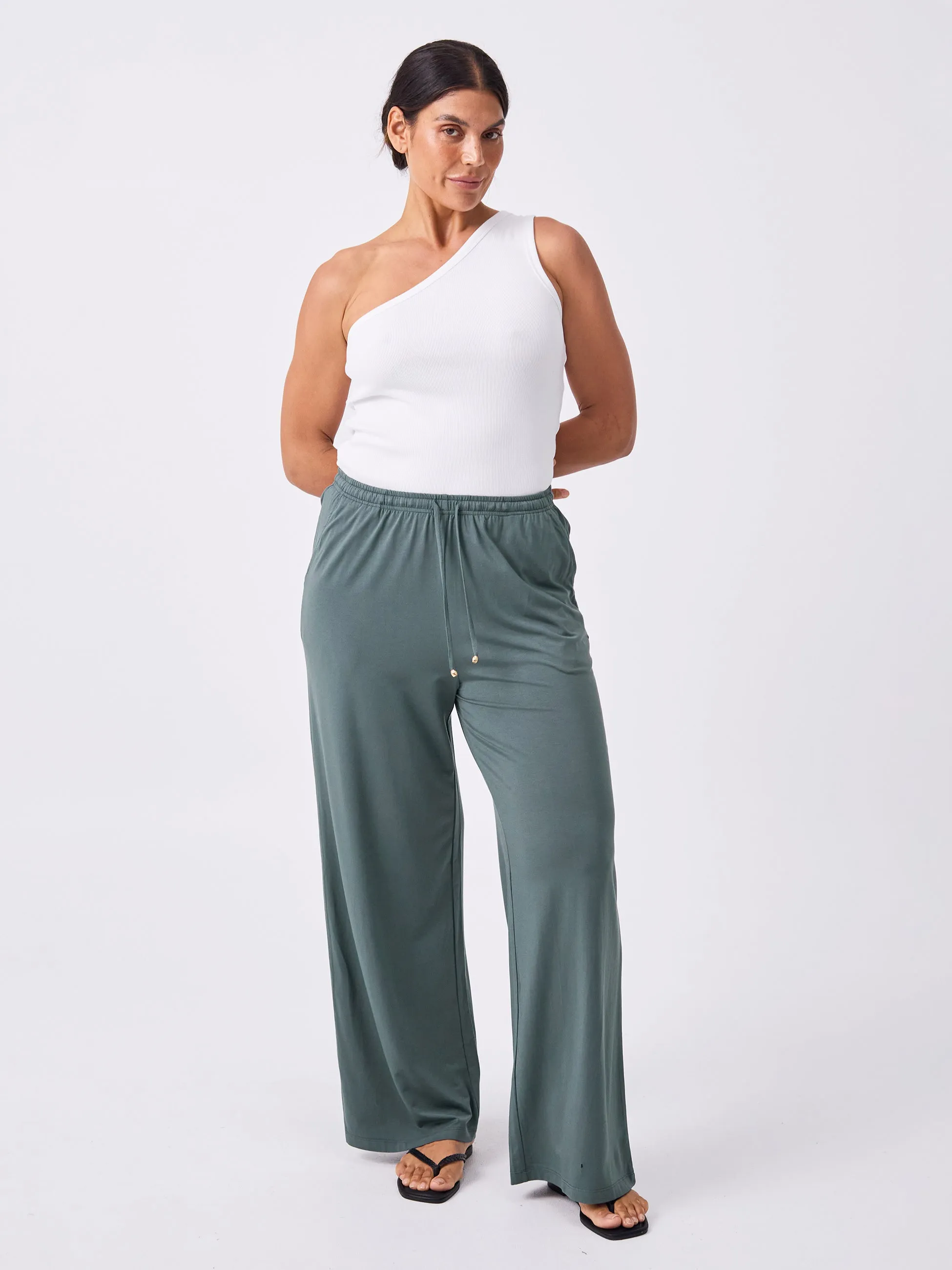 Traveller Drawcrod Pant - Sage