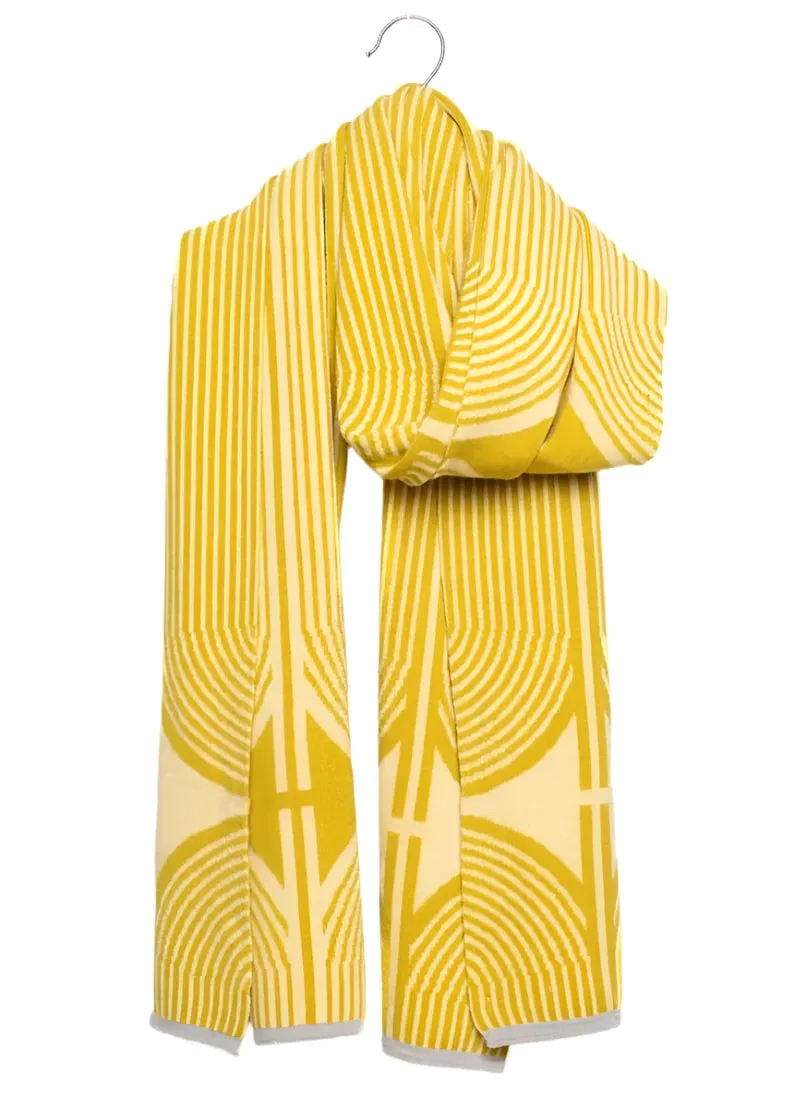 WOLVIS Anni maxi scarf sulphur