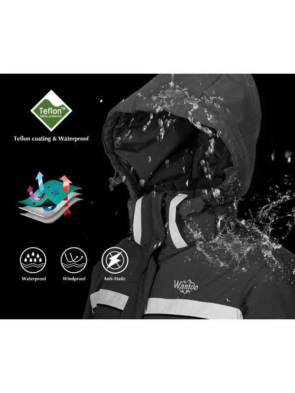 Women's Winter Waterproof Ski Jacket Windproof Snow Rain Coat Taped Seams Atna 114